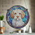 Clumber Spaniel Stained Glass Effect Suncatcher